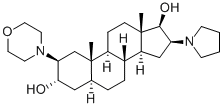 (2b,3a,5a,16b,17b)-2-(4-Morpholinyl)-16-(1-pyrrolidinyl)androstan-3,17-diol