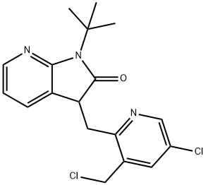 1-(tert-butyl)-3-((5-chlor-3-(chlormethyl)pyridin-2-yl)methyl)-1,3-dihydro-2H-pyrrolo[2,3-b]pyridin-2- eins
